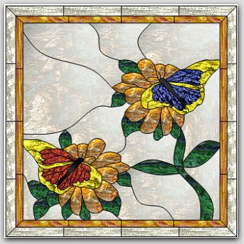 Last Call: The May-June 2016 Free Monthly Stained Glass Pattern - Butterflies