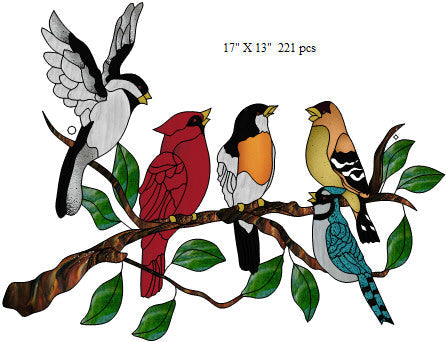Love Birds? The May Free Monthly Stained Glass Pattern is Posted