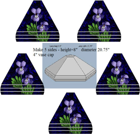 It's Spring & the April Free Monthly Stained Glass Pattern is Posted!