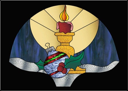 The Nov-December Free Monthly Stained Glass Pattern is Up!