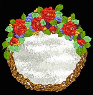 Free Monthly Stained Glass Pattern is Posted - A Mirror!