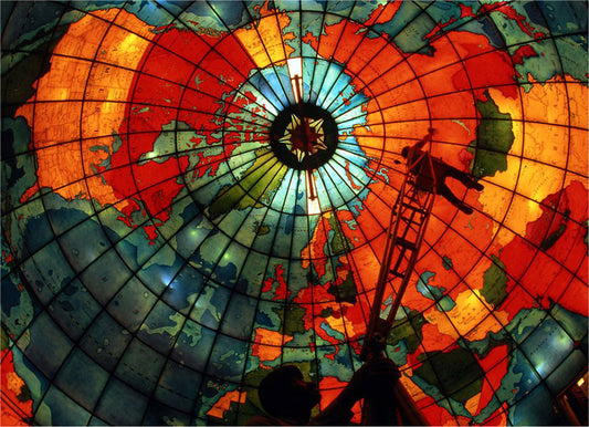 THE STAINED GLASS MAPPARIUM - Amazing!