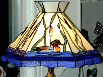 Avenue Stained Glass - Duck Lamp - MD>
