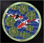 Stained Glass Pattern-Koi