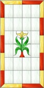 Stained Glass Cabinet Door Pattern Edwardian 2