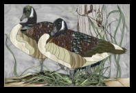 Stained Glass Pattern Canada Geese