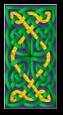 Stained Glass Pattern Celtic Ribbon Knot