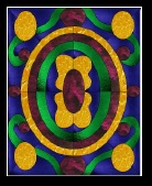 Stained Glass Pattern Turtleback