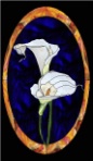 stained glass calla lily