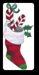 Stained Glass Pattern Christmas  Stocking