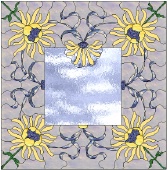 Stained Glass Pattern Aster Fantasy