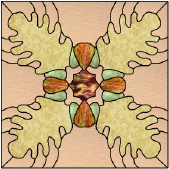 Stained Glass Pattern Ulu (Breadfruit) Kaleidoscope