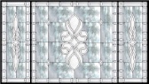 Stained Glass Pattern Beveled Elegance