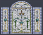 Stained Glass Pattern Edwardian