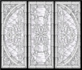 Stained Glass Pattern Ornate Victorian