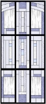 Stained Glass Pattern Geometric
