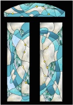 Stained Glass Pattern Oceans Aweigh