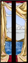 Stained Glass Pattern Draped View