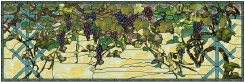 Stained Glass Pattern Tiffany Grape Arbor