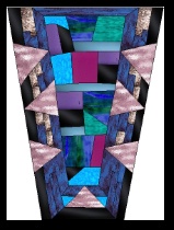 Stained Glass Pattern Zuni Shield